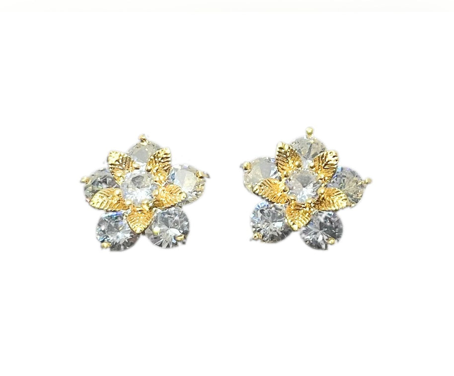 Boucles d'Oreilles Fleur De Givre - Sani Jewelry