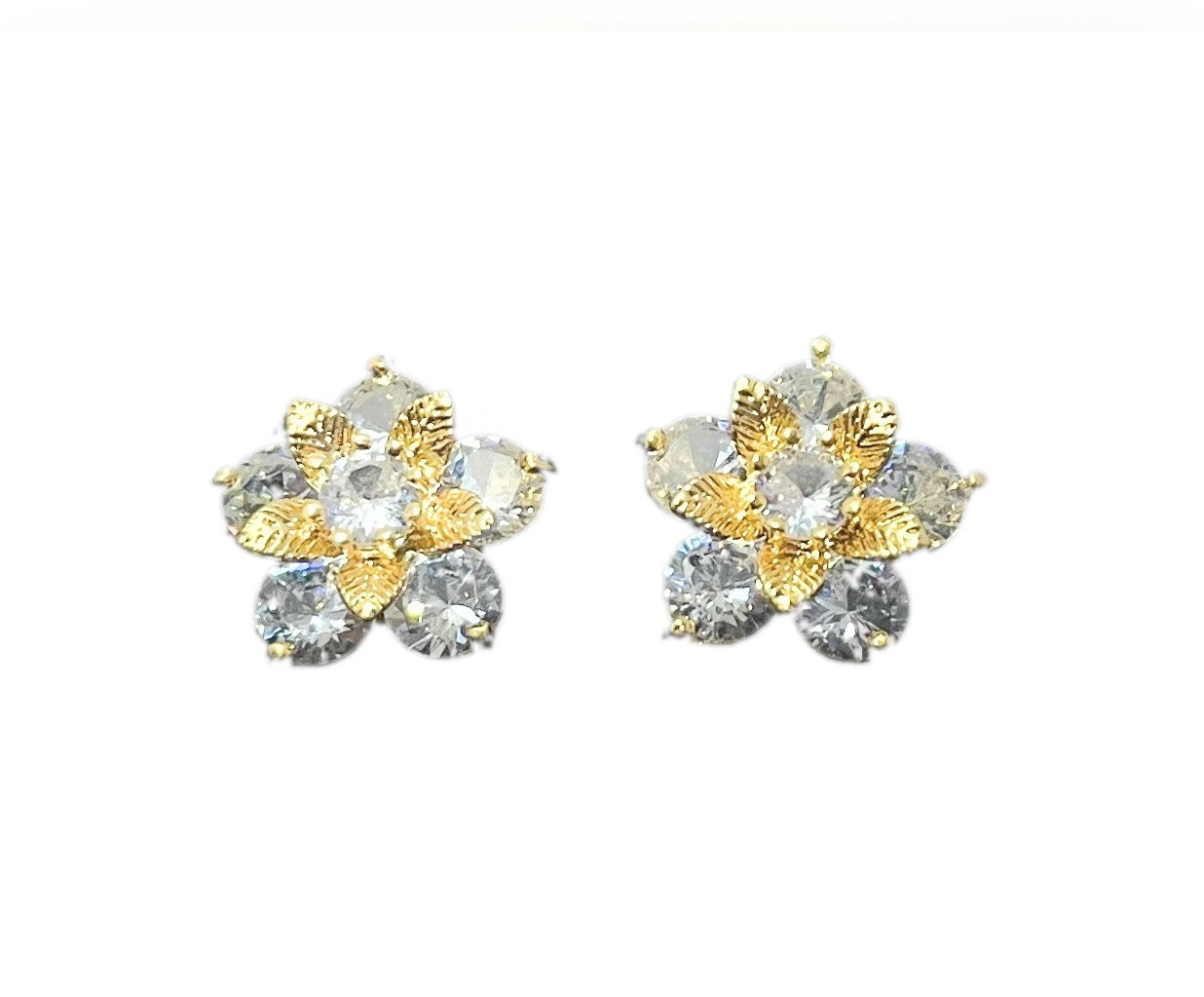 Boucles d'Oreilles Fleur De Givre - Sani Jewelry