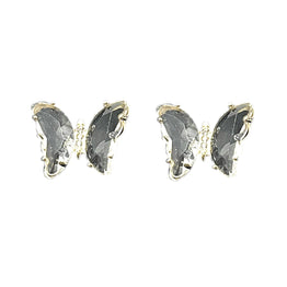 Boucles d'Oreilles Papillons Cristallins - Sani Jewelry