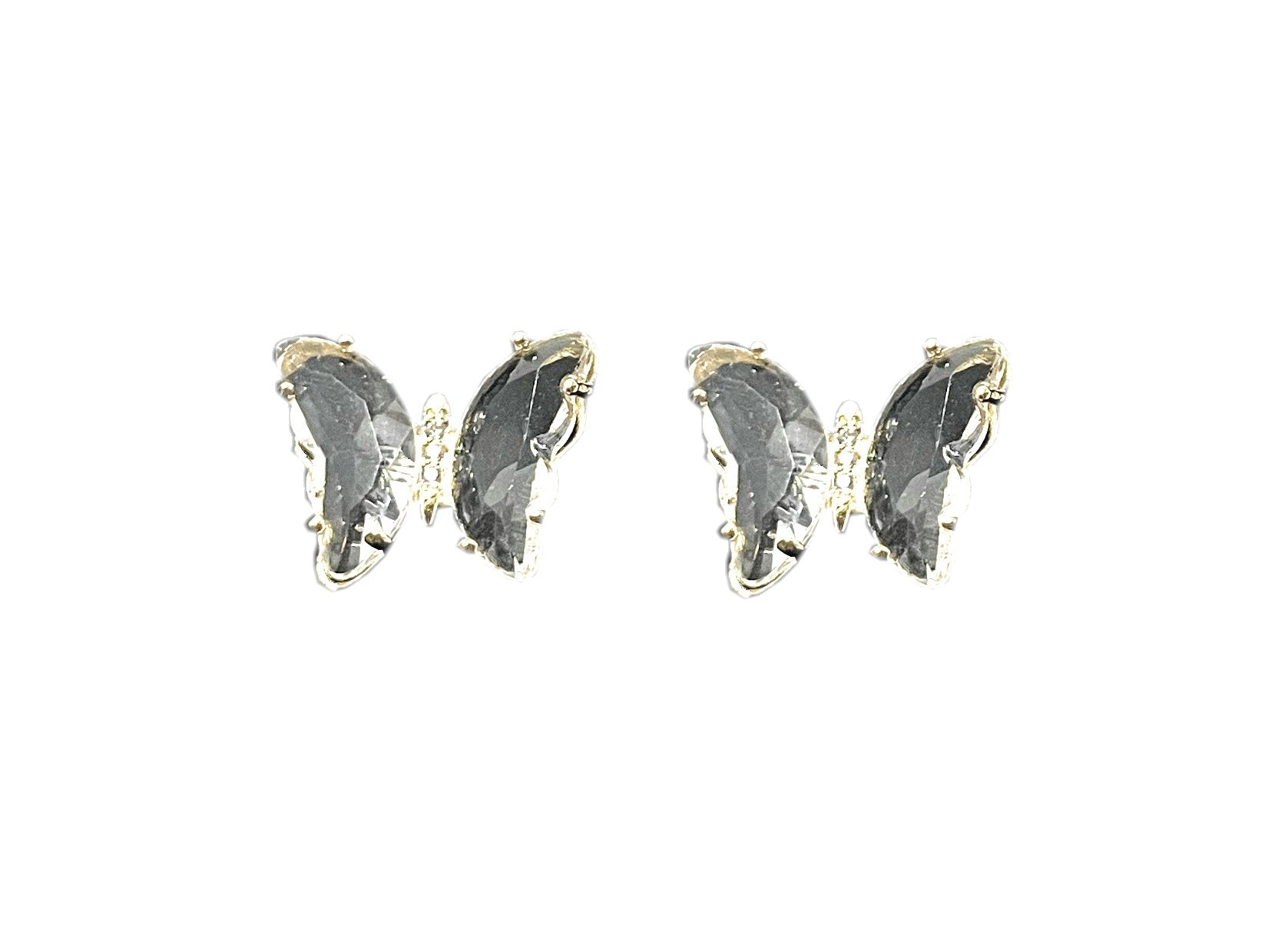 Boucles d'Oreilles Papillons Cristallins - Sani Jewelry